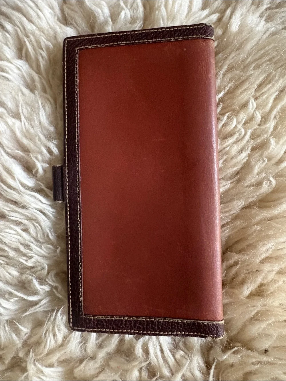 Vintage Mark Cross Brown Leather Wallet